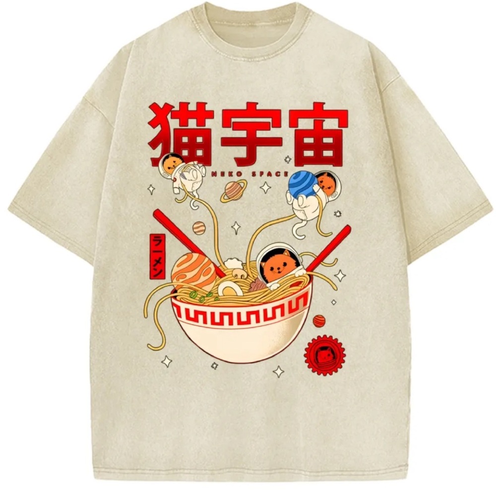 Threadless Khaki Ramen Graphic Tee
